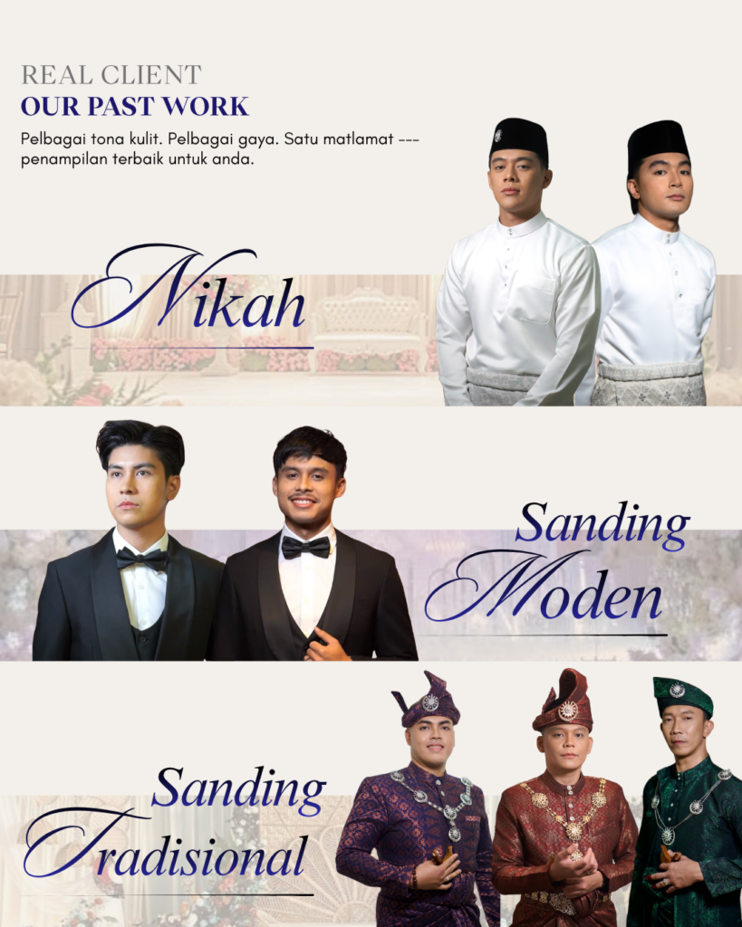 Groom Stylist Kuala Lumpur - nikah and sanding